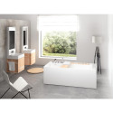 Stone mass bathtub PAA Infinity, white, 795 x 1795 mm