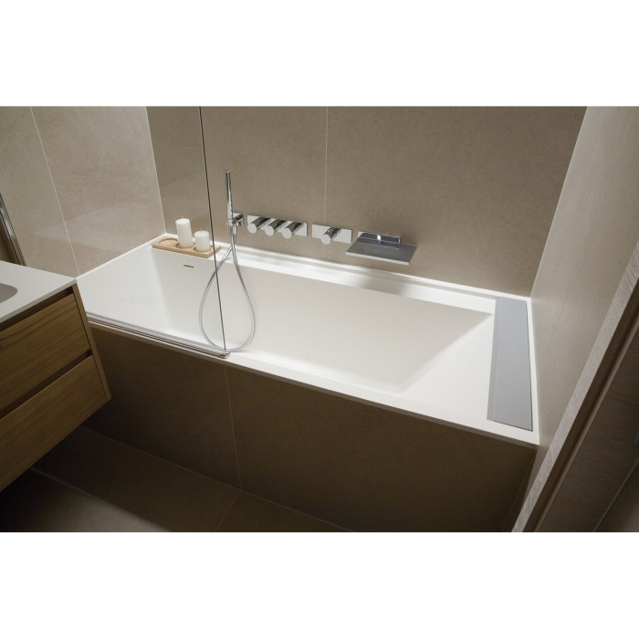 Stone masės vonia PAA Infinity, balta, 795 x 1795 mm