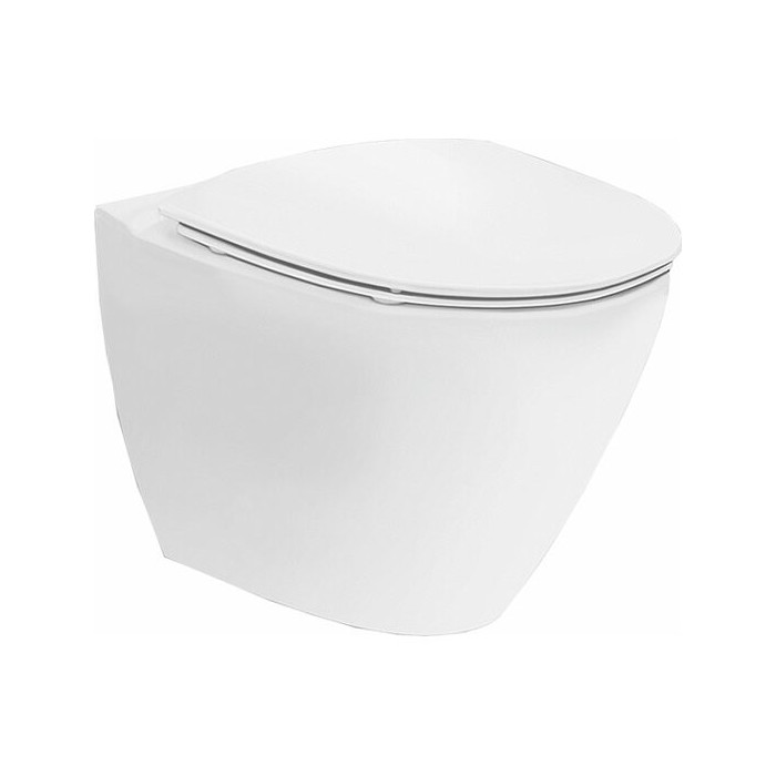 Rippuv WC pott IFO Inspira Art õhukese kaanega