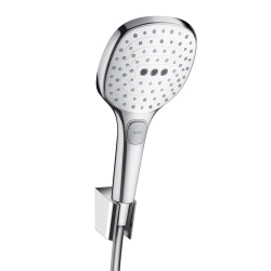 Dušas komplekti HANSGROHE Raindance Select E120 White/Chrome, 3 funkcijas, 26720400