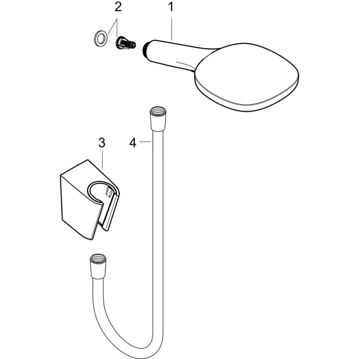 Dušas komplekti HANSGROHE Raindance Select E120 White/Chrome, 3 funkcijas, 26720400