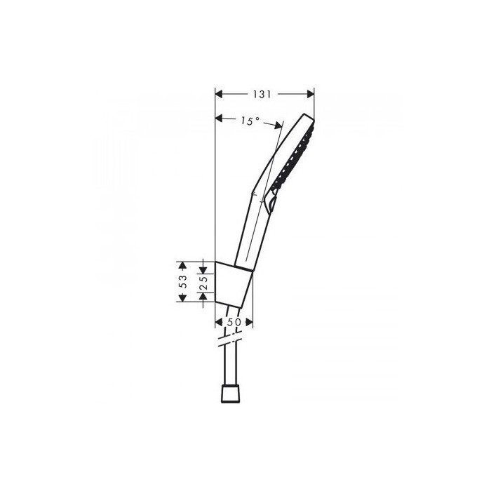 Shower sets HANSGROHE Raindance Select S 120 Chrome, 3 features, (Multi-length selection)