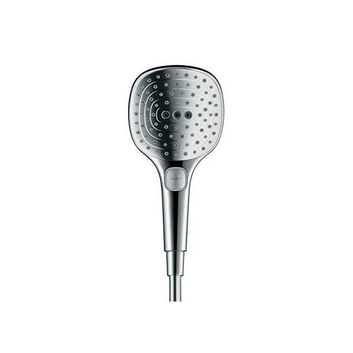 Dušipea HANSGROHE Raindance Select E 120 3 jet Ecosmart, poleeritud kuldoptika, 26520990