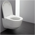 Подвесной унитаз LAUFEN Pro Rimless с толстой крышкой Slowclose