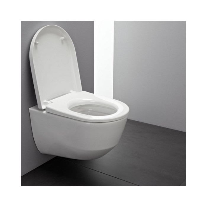Suspended toilet LAUFEN Pro Rimless with thick Slowclose lid