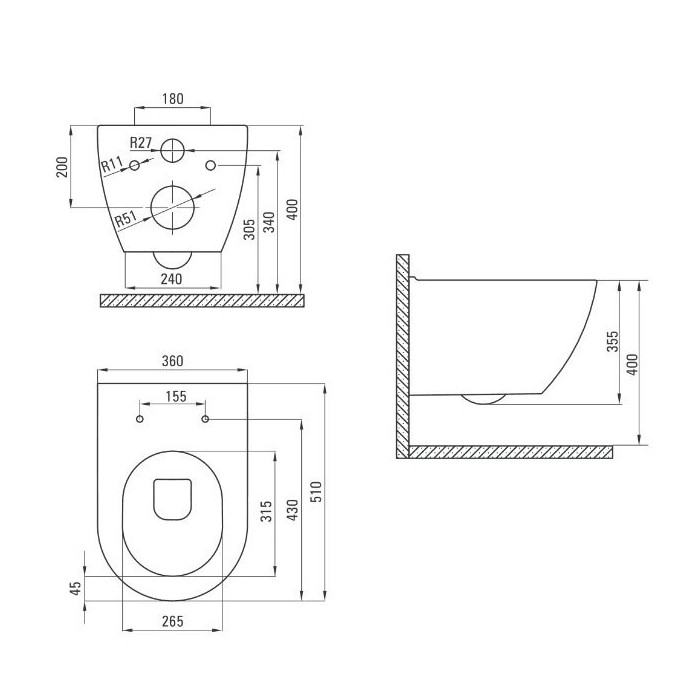 Seina sisse grohe rapid sl raam kroomitud nuppudega sillutistest DEANTE Peonia Rimless