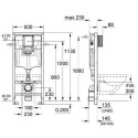 Seina sisse grohe rapid sl raam kroomitud nuppudega sillutistest DEANTE Peonia Rimless