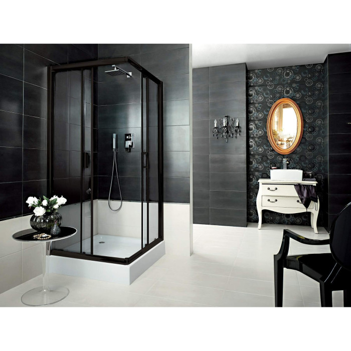 Shower cabin DEANTE Nero Square 90 x 90 cm