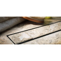 Shower chute set ACO ShowerDrain C with horizontal flange, with pasting tile Tile 3 in 1, (A choice of different lengths)