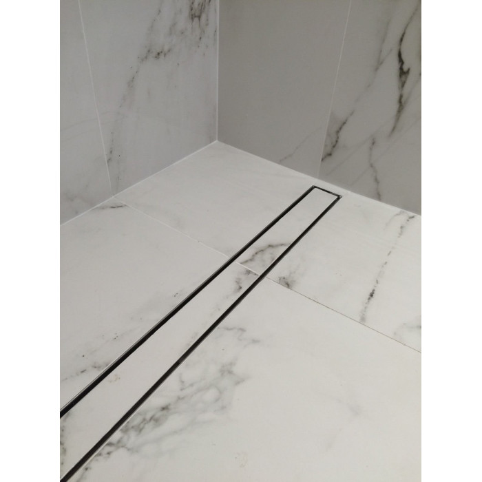 Dušas tekņu komplekts ACO ShowerDrain C ar horizontālu atloku, ar ielīmēšanas flīzēm Tile 3 in 1, (dažāda garuma izvēle)