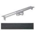 Shower chute set ACO ShowerDrain C with horizontal flange, with pasting tile Tile 3 in 1, (A choice of different lengths)