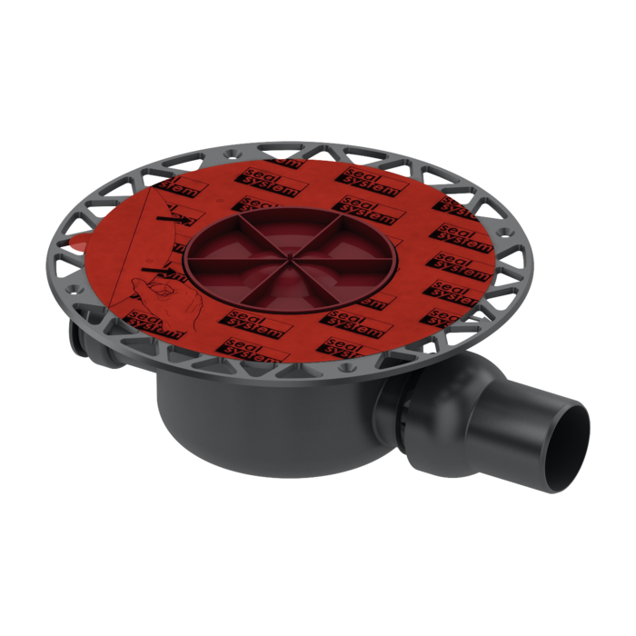 Nerudijančio plieno trapo komplektai "''dry'' for įklijuojama plytelei ""plate"" TECEdrainpoint S, 150 x 150 mm, standartniu sif