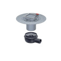 Stairway with top for pasting tile ACO Easy Flow DN 50, with sealing flange for hydro-insulation, horizontal