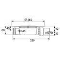 Рампа горизонтальная TECEdrainpoint S 112 с «сухим» сифоном, ультраплоская, с «системой герметизации» универсальной фланчей