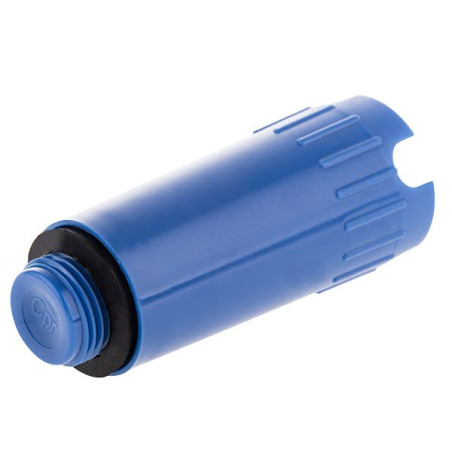 Plastmasas žalūzija ar starpliku "TECEflex 3/4"" ārējā, zilā krāsā