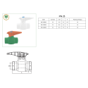 Ball valve soldered PPr 25