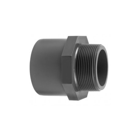 Jungtis PVC-U PİMTAŞ 50 (63) x 1 1/2"" išorė (PN16)