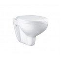 Priekšsienas tualetes karkass GROHE Rapid SL 5 in 1 + piekaramā tualete GROHE Bau Ceramic Rimless ar mīksti aizveramu vāku