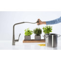 Köök (valamud) segisti sissetõmmatava nokaga HANSGROHE Metris Select 320, roostevabast terasest suled, 14820800