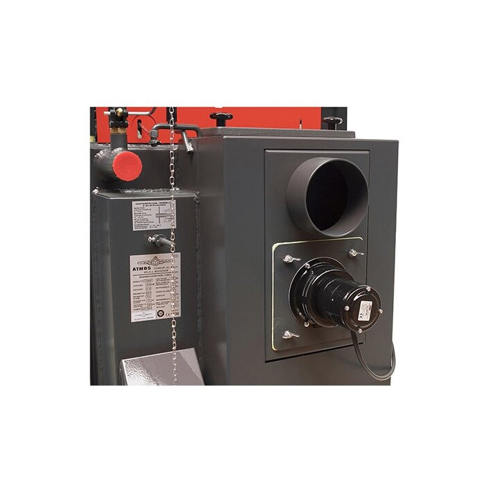 Cietā kurināmā gāzes ražošanas katls ATMOS 20-27 kW, DC25S