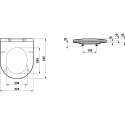 Peatatud WC LAUFEN Pro Compact Rimless SLIM Slowclose kattega