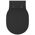Aeglase suletava kaanega peatatud WC IDEAL STANDARD Connect Air, must-matt