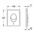 Подстежная рама GROHE Rapid SL комплекты 4 в 1 с белой кнопкой унитаза SAT Infinitio Compact Rimless