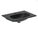 Izlietne ir uzstādīta uz skapja IDEAL STANDARD Tesi, melns matēts 63 cm, T3510V3