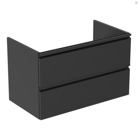 Piekarams vannas istabas skapis IDEAL STANDARD Tesi, melns matēts 80 cm, T0051ZT