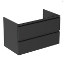 Rippuv vannitoakapp IDEAL STANDARD Tesi, must matt 80 cm, T0051ZT
