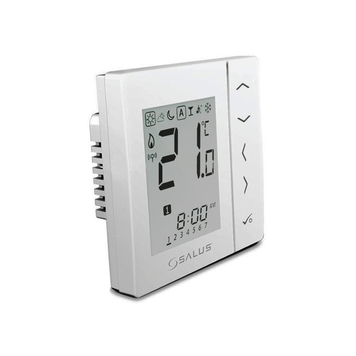 Встраиваемые в стену комнатные термостаты SALUS белый, VS30W