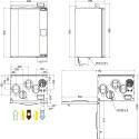 Rekuperators SYSTEMAIR Save VTR 250/b R/L (1000 W)
