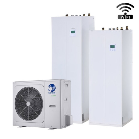 Air heat pump - water NØRDIS Optimus Pro (with integrated capacity of 240 l for bitter water) 16 kW -25, three-phase