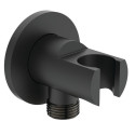 Пристенная душевая система IDEAL STANDARD Ceratherm 100, черный матовый, BD193XG