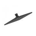 Pre-wall thermostatic shower system IDEAL STANDARD Ceratherm C100, with 200 mm caseus head, black matte, KCT20XG