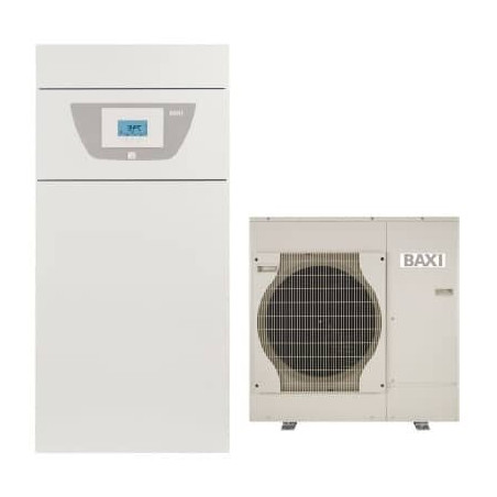 Siltumsūkņa gaiss - ūdens 4.5 kW BAXI PBS-i 4.5 MR E FS2 ar integrētu 180 l katlu, vienu