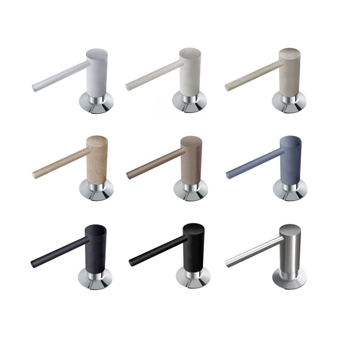 Dozatoriai FRANKE Comfort, chromo / onikso (juoda)