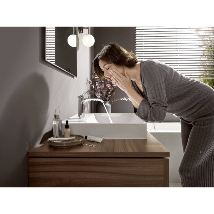 Смеситель для умывальника с нижним клапаном HANSGROHE Vivenis 110, 75020000