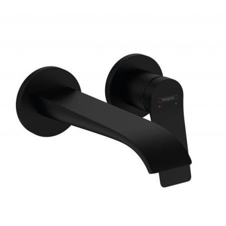 Priekšsienas jaucējkrāns izlietnei HANSGROHE Vivenis melnmatēts 19,2 cm, 75050670
