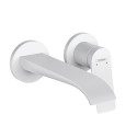 Priekšsienas jaucējkrāns izlietnei HANSGROHE Vivenis balts matēts 19,2 cm, 75050700