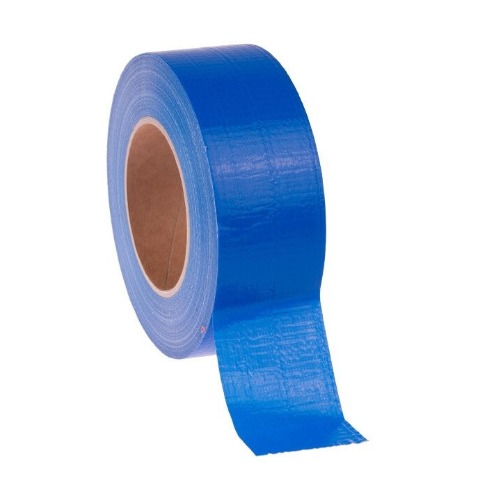 Self-adhesive reinforced strip 50 mm x 50 m, blue