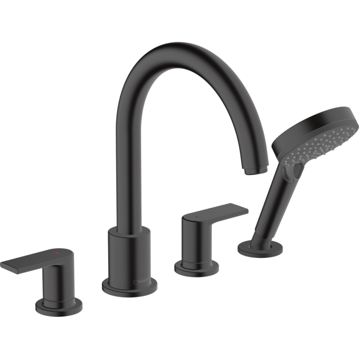 Vannas istabas jaucējkrāns HANSGROHE Vernis Shape melnmatēts, 71459670
