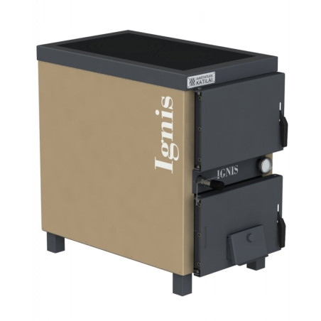 Cietā kurināmā katls-krāsns AUKŠTAITIJA KATLI 10 kW, M