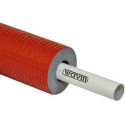 Многослойная труба с изоляцией (красная) WAVIN PE-Xc/AL/PE-HD 16 x 2,0 мм (50 м)