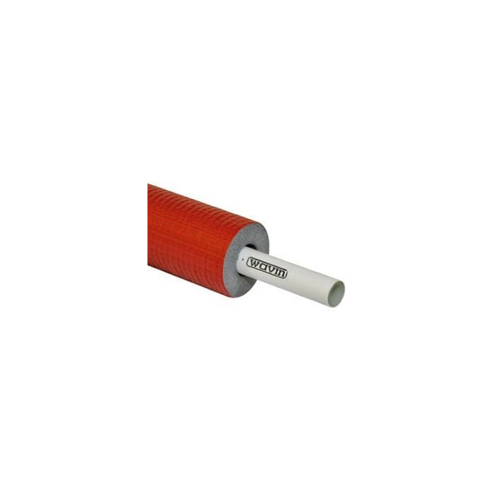 Mitmekihiline toru isolatsiooniga (punane) WAVIN PE-Xc/AL/PE-HD 25 x 2,5 mm (25 m)
