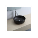 Washbasin-bowl SCARABEO Glam 390 mm, black-matte
