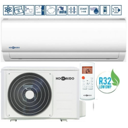 Gaisa kondicionētājs-shilumos sūknis HOKKAIDO MONOSPLIT R32 Dzesēšana 3.52 KW / Apkure 3.81 KW