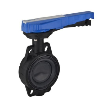 Äärikuga liblikklapp PVC-u pİMTAŞ 200 (PN10), veekindel