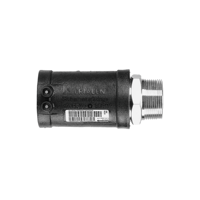Electrically boiled connection to brass thread FRIATEC 32 x 1"" exterior, PN16, waterproof
