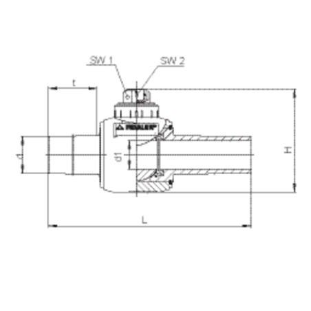 Elektriline keedetud kuulsummuti FRIATEC KHW 63, PN16, veekindel
